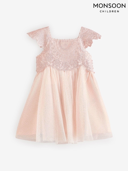 Monsoon Pink Baby Estella Dress (B45615) | €60 - €64