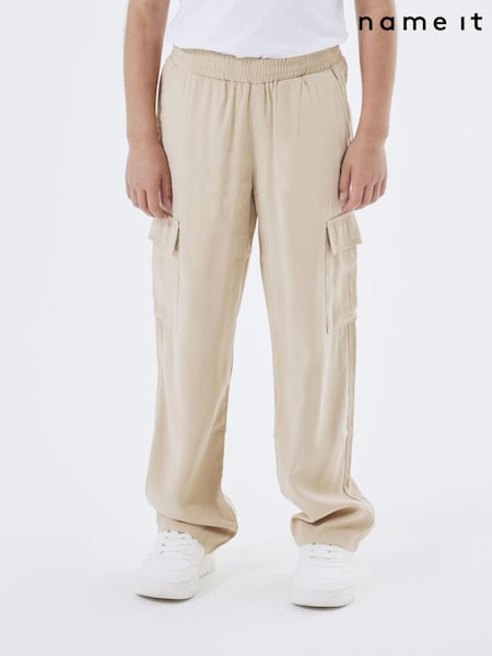 Name It Cream Elasticated Waist Cargo Trousers (B45695) | €35