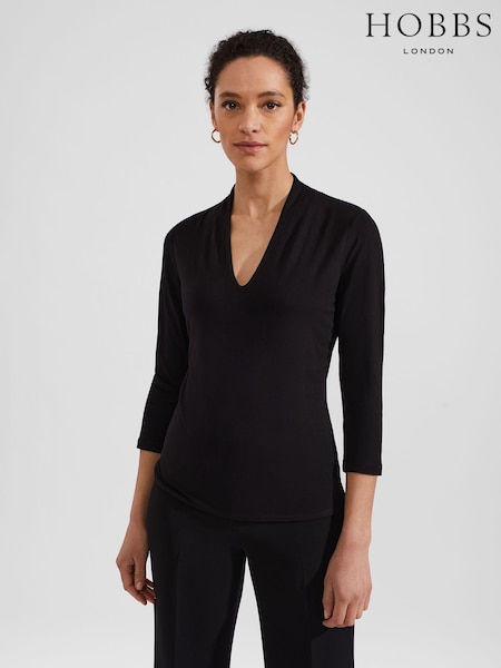 Hobbs Black Aimee Top (B45746) | €54