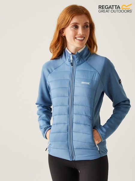 Regatta Blue Womens Clumber Hybrid V Walking Jacket (B45973) | €39