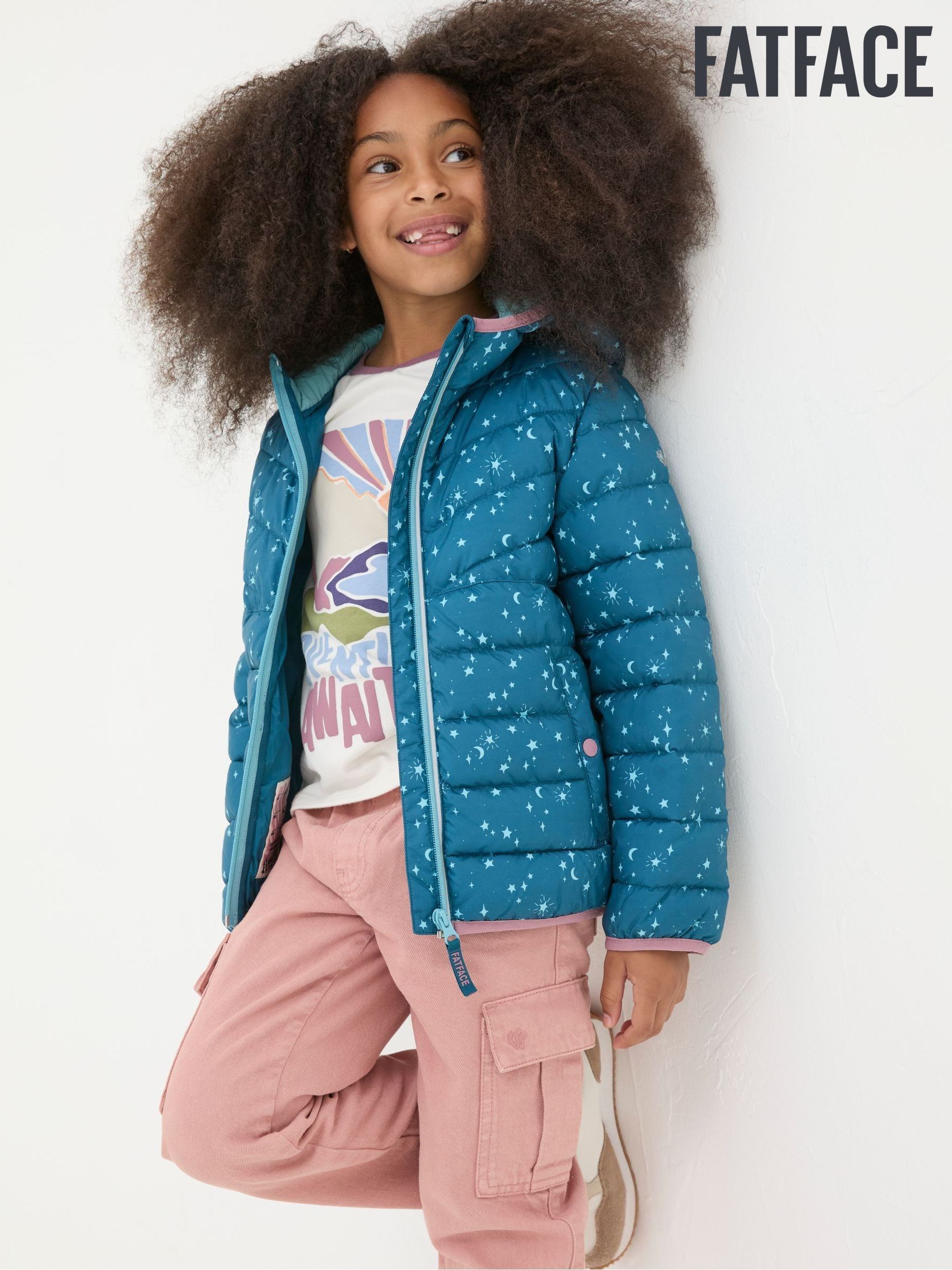 Girls shower proof jacket shop