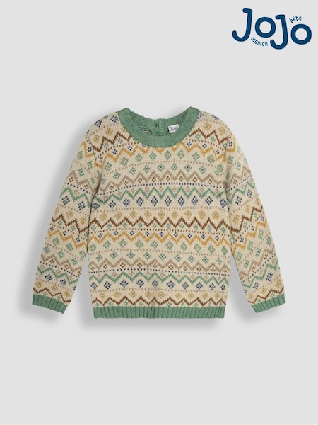 Jojo Maman Bébé Fair Isle Pattern Jumper (B46603) | ‏141‏₪
