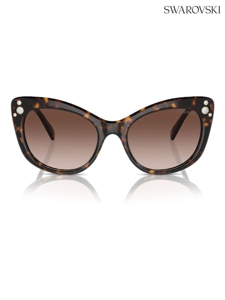 Swarovski Brown Sk6020 Cat Eye Sunglasses (B46613) | €229