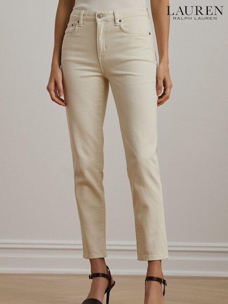 Lauren Ralph Lauren Cream Wash Skinny Jeans (B46644) | € 108