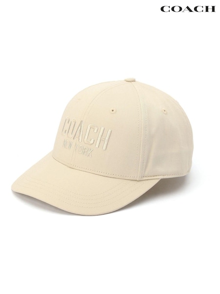 COACH Grey Embroidered Baseball 100% Cotton Hat (B46781) | €37