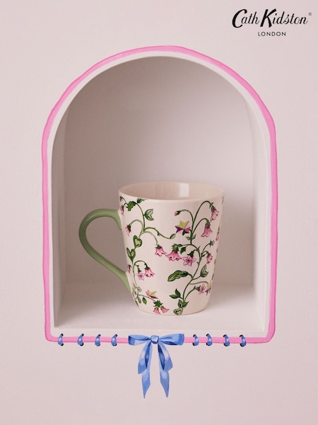Cath Kidston Set of 4 Lilac Twin Flowers Stanley Mug (B46978) | €54