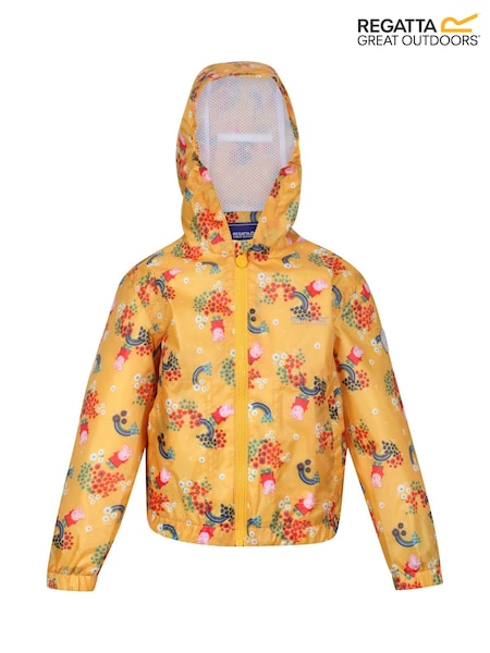 Regatta Yellow Peppa Pig Muddy Puddle Waterproof Jacket (B47053) | kr585