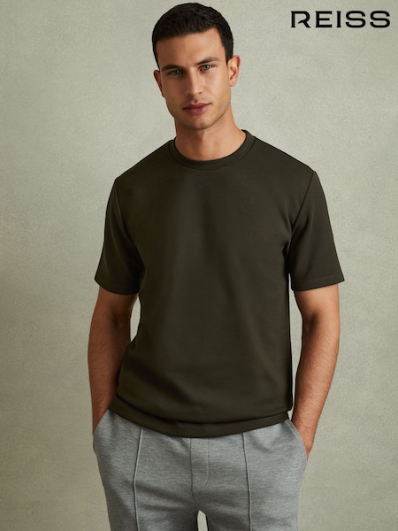 Reiss Bradley Interlock Jersey Crew Neck T-Shirt (B47070) | 95 €