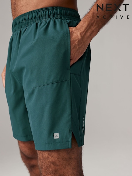 Modrozelena modra - 7 Vhod - Active Gym Sports Shorts (B47363) | € 21