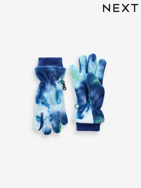 Tie Dye Print Fleece Gloves (3-16yrs) (B47507) | €12 - €17