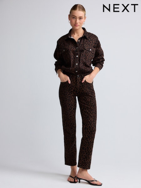 طباعة نمر - Straight Jeans (B47557) | ‏63 د.إ.‏