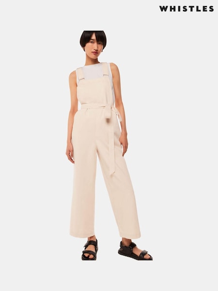 Whistles Blake White Dungarees (B47624) | 498 LEI