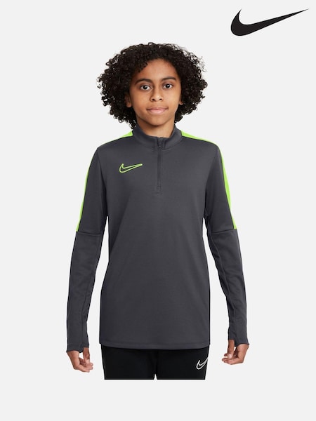 Nike Dark Grey/Volt Dri-FIT Academy23 Football Drill Top (B47673) | €22