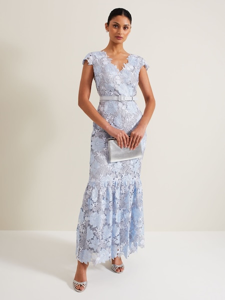Phase Eight Blue Blanche Maxi Dress (B47680) | €381