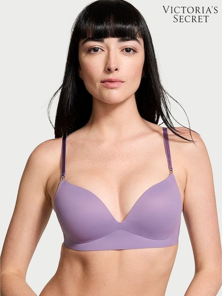 Victoria's Secret Frozen Plum Purple Non Wired Push Up Smooth Bra (B47797) | €17