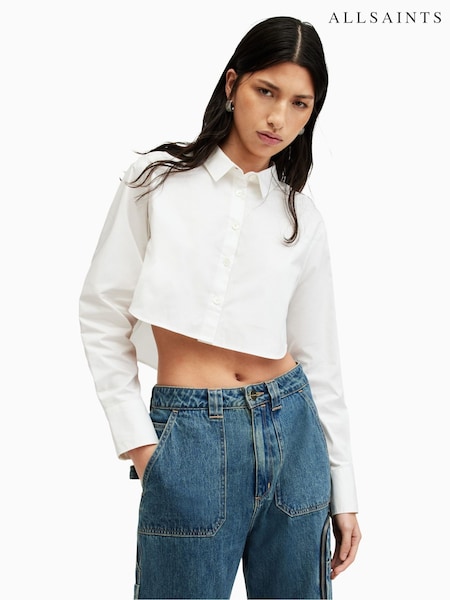 AllSaints White Averie Shirt (B48050) | €38