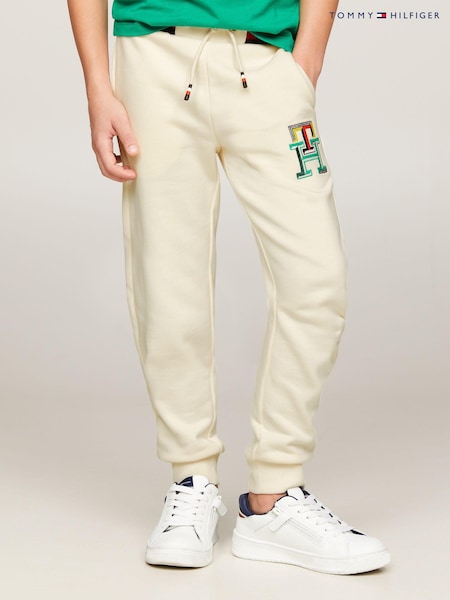 Tommy Hilfiger Cream Monogram Sweatpants (B48583) | €31 - €38