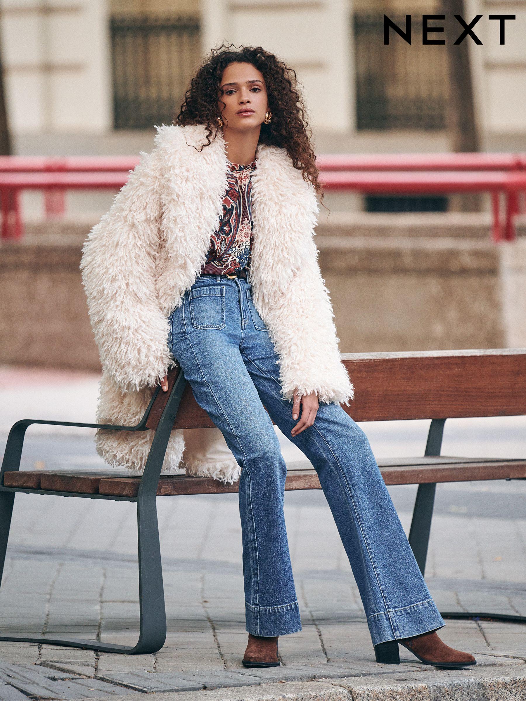Shaggy borg teddy jacket on sale