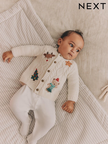 белое Рождество - Knitted Baby Cardigan (B48658) | €11 - €13