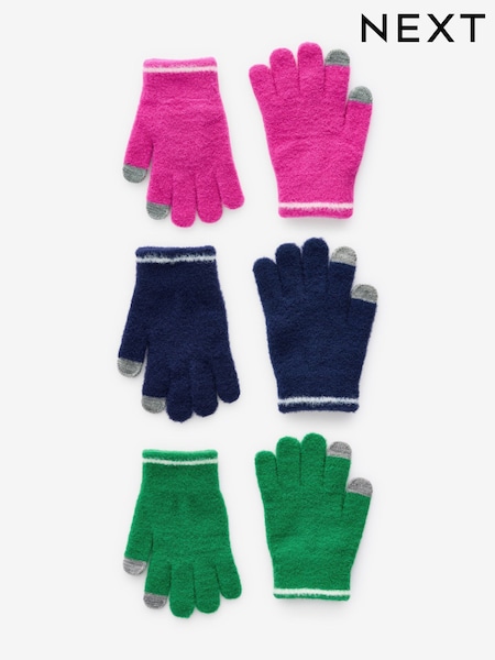 Pink/Grün/Blau - Magic Gloves 3 Pack (3-16yrs) (B48715) | 6 € - 7 €