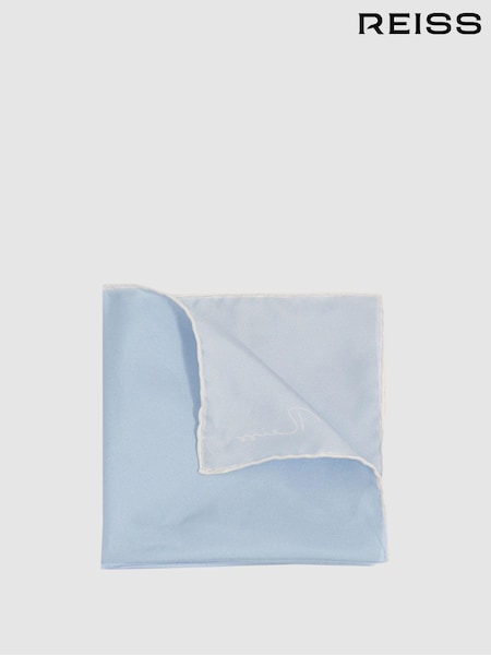 Reiss Light Blue Ceremony Silk Pocket Square (B48721) | €58