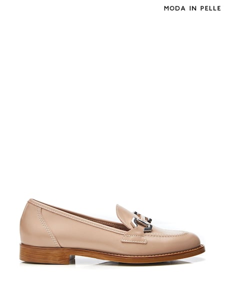Moda in Pelle Elsbeth Covered Snaffle Smart Loafers (B49064) | ₪397