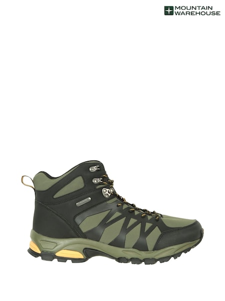 Зеленый - Mountain Warehouse Mens Trekker II Waterproof Softshell Walking Boots (B49167) | €111