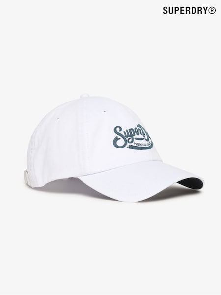 Superdry Cream Graphic Baseball 100% Cotton Cap (B49327) | €33