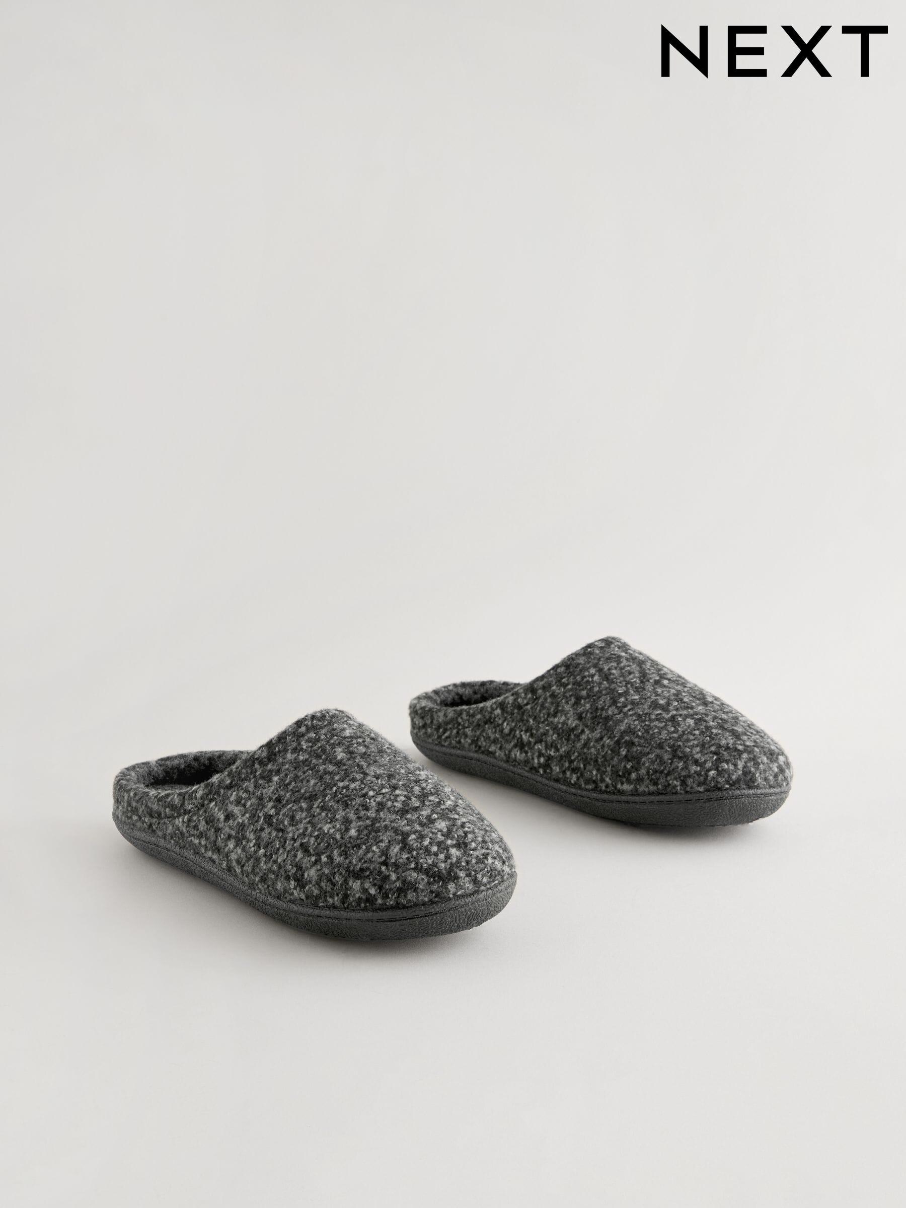 Men s Grey Casual Slippers Next Luxembourg