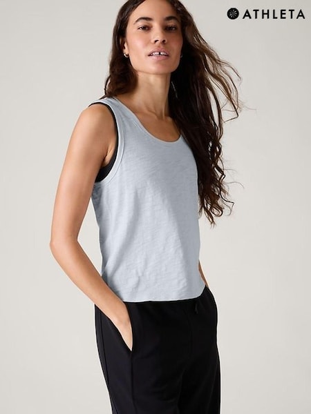 Athleta Light Blue Essential Tank Top (B49555) | €13.50