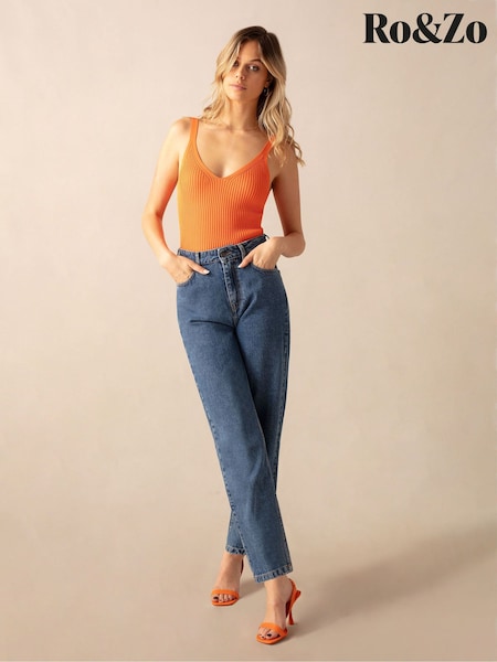 Ro&Zo Rib Knit Vest Top (B49675) | €31