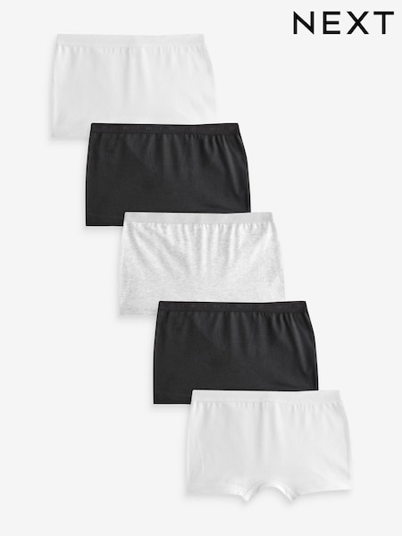 Negro/Blanco - Boxer Short Briefs 5 Pack (2-16yrs) (B49792) | 14 € - 22 €