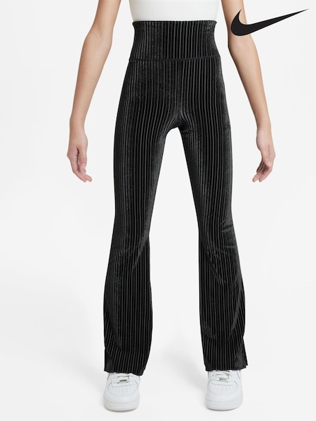 Nike Black Velour Flared Leggings (B49938) | € 35