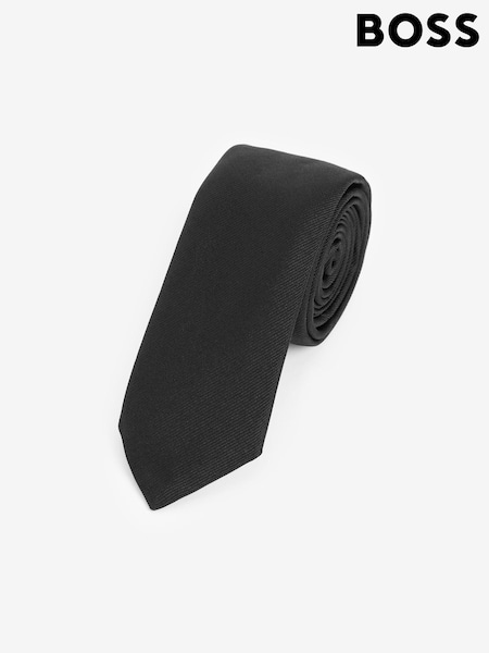 črna - BOSS Made in Italy Silk Jacquard Tie (B50006) | € 55