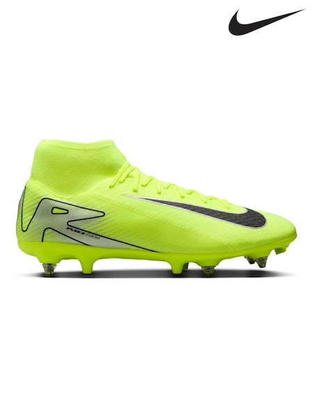 Nike Adults Zoom Mercurial Superfly 10 Academy Soft Ground Green Football Boots (B50234) | 5 407 грн