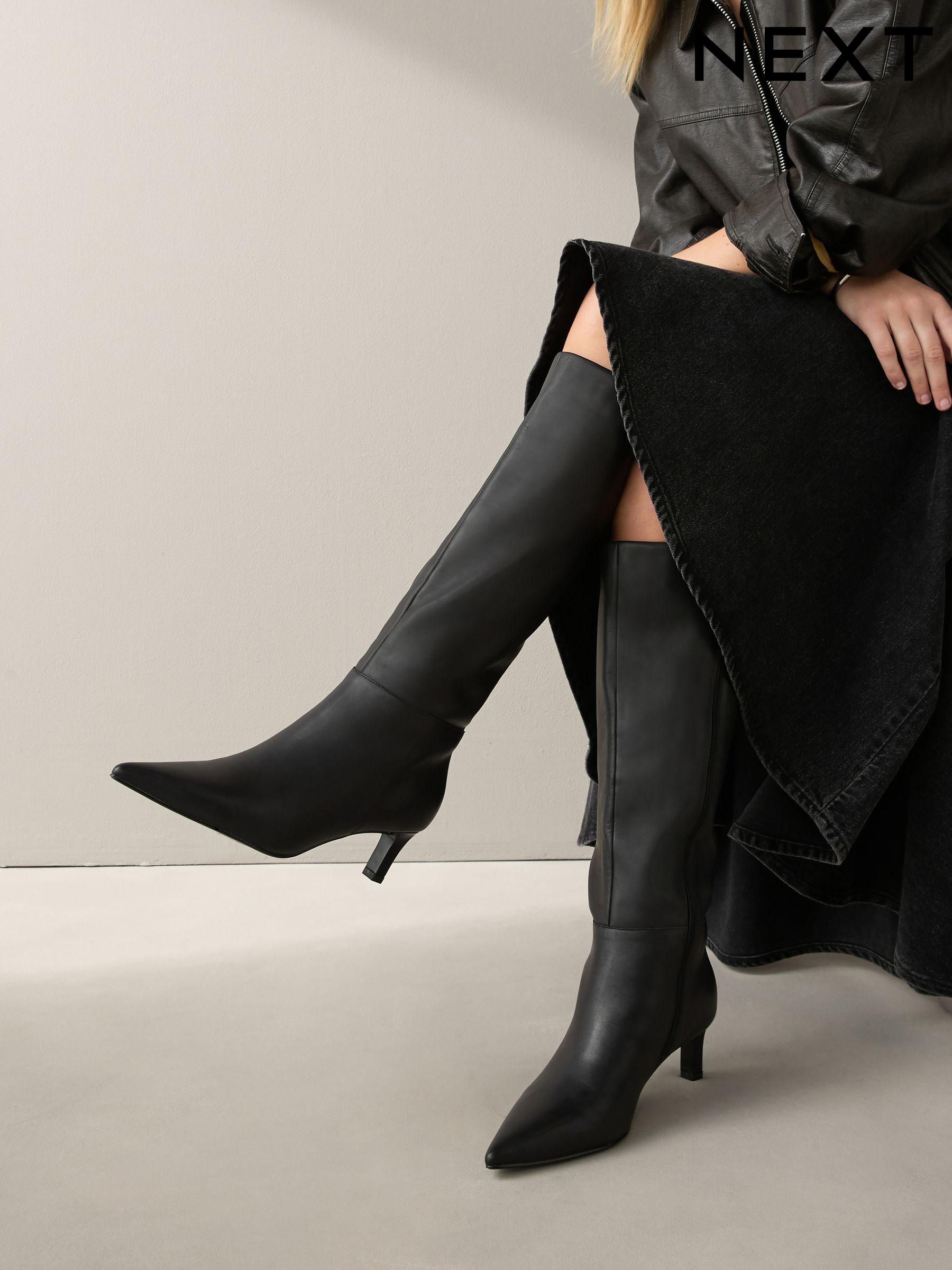 Knee High Boots Heeled Flat Knee High Boots Next