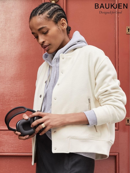 Baukjen Antonia White Bomber Jacket (B50547) | 175 €