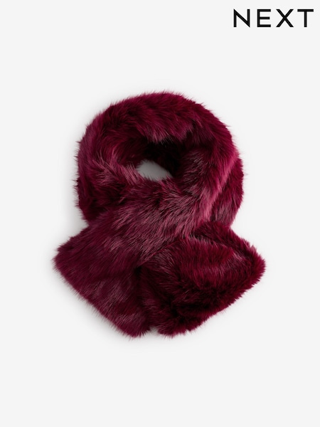 Faux Fur Scarf (B50624) | kr330