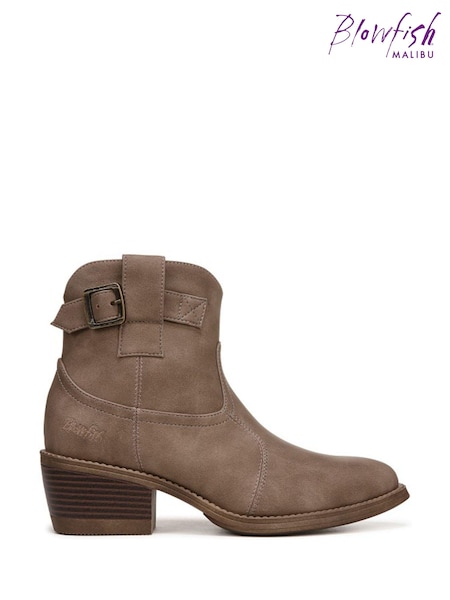 Blowfish Malibu Relax Western Brown Boots (B50793) | ₪302