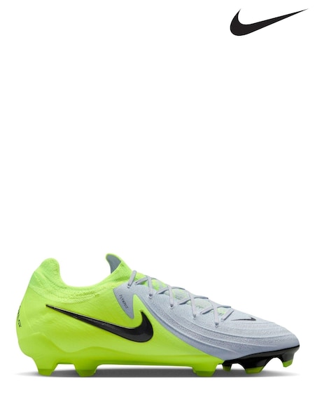 Nike Metallic Silver/Black Adults Phantom 2 Pro Firm Ground Football Boots (B50888) | ₪729