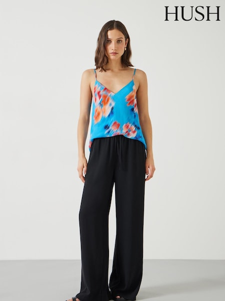 Hush Blue Blurred Floral Scarlett Cami (B50911) | €34