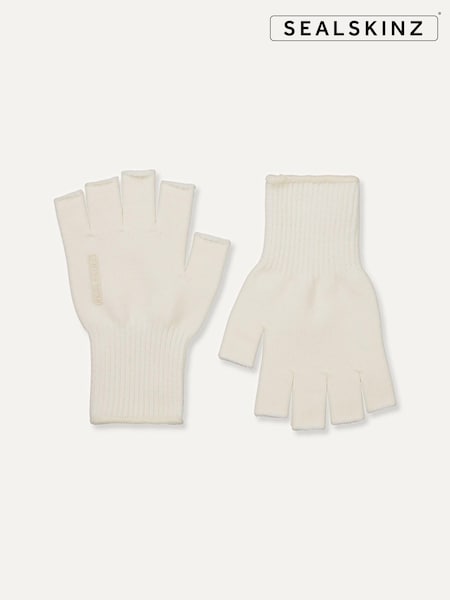 Sealskinz Cream Thornham Solo Merino Mittens (B50990) | ‏58 د.إ.‏