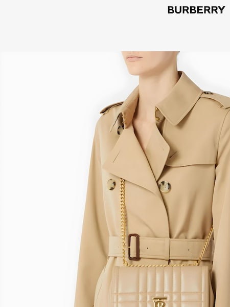 Burberry Beige Leather Lola Shoulder Brown Bag (B51003) | €3,000