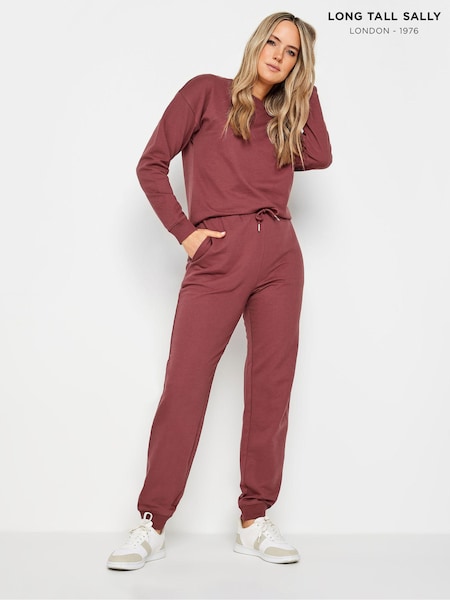 Long Tall Sally Brown Leopard Print Cuffed Joggers (B51104) | €28
