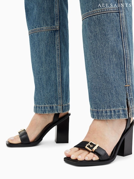 AllSaints Black Pamela Sandals (B51448) | €147
