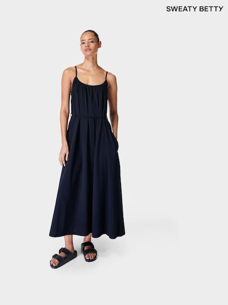 Sweaty Betty Black Explorer Strappy Summer Dress (B51456) | €62