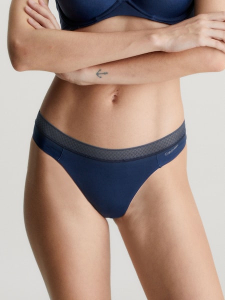 Albastru - Tanga uni Calvin Klein (B51534) | 95 LEI