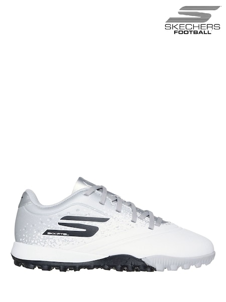 Skechers White White / Silver  Younger Kids Artificial Football Boots (B51872) | R$ 435