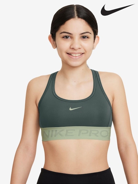 Verde vintage - Nike Pro Swoosh Dri-FIT Sports Sutiene (B51978) | 125 LEI