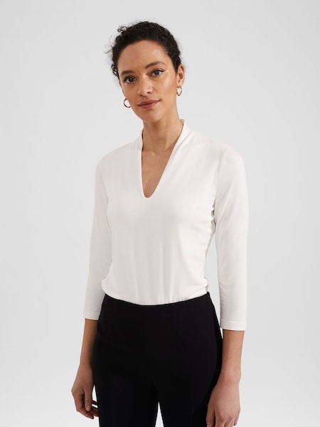 Hobbs Cream Aimee Top (B51987) | €44